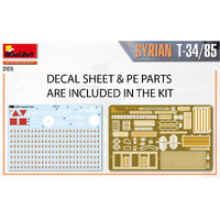 MiniArt 1/35 SYRIAN T-34/85 Plastic Model Kit
