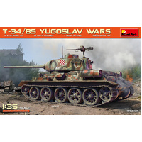 MiniArt 1/35 T-34/85 Yugoslav Wars Plastic Model Kit
