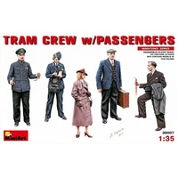 MiniArt 1/35 Tram Crew with Passengers Plastic Model Kit