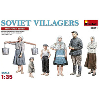 MiniArt 1/35 Soviet Villagers Plastic Model Kit