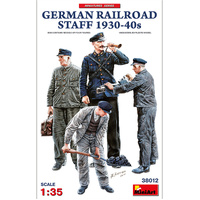 MiniArt 1/35 German Railroad Staff 1930-40s Plastic Model Kit