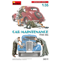 MiniArt 1/35 Car Maintenance 1930-40s Plastic Model Kit