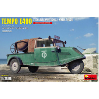 MiniArt 1/35 Tempo E400 StahlblechPritsche 3-Wheel Truck Plastic Model Kit