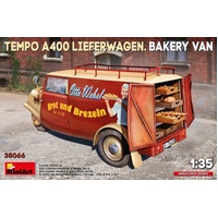 MiniArt 1/35 Tempo A400 Lieferwagen. Bakery Van Plastic Model Kit