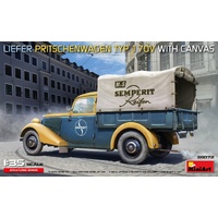 MiniArt 1/35 Liefer Pritschenwagen Typ 170V with Canvas Plastic Model Kit