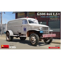 MiniArt 1/35 G506 4x4 1.5 t Panel Delivery Truck Plastic Model Kit