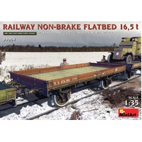 MiniArt 1/35 Railway Non-brake Flatbed 16.5 t Plastic Model Kit