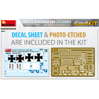 MiniArt 1/35 Austin Armoured Car 3rd Series: German. Austro-Hungarian. Finnish Service. Interior Kit Plastic Model Kit