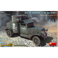 MiniArt 1/35 Austin Armoured Car 3rd Series: Freikorps Service. Interior Kit Plastic Model Kit