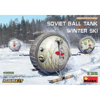 MiniArt 1/35 Soviet Ball Tank with Winter Ski. Interior Kit Plastic Model Kit