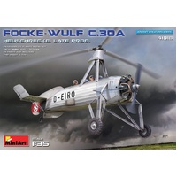 MiniArt 1/35 Focke-Wulf FW C.30A Heuschrecke. Late Prod Plastic Model Kit