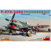 MiniArt 1/48 P-47D-26RA Thunderbolt. Advanced Kit Plastic Model Kit