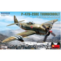 MiniArt 1/48 P-47D-28RE Thunderbolt. Free French Air Force. Basic Kit Plastic Model Kit