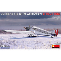 MiniArt 1/48 Junkers F13 with Winter Ski. Early Prod Plastic Model Kit