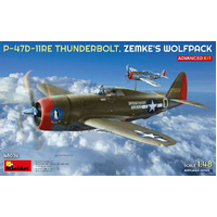 MiniArt 1/48 P-47D-11RE Thunderbolt. Zemke's Wolfpack. Advanced Kit Plastic Model Kit