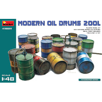 MiniArt 1/48 'Modern Oil Drums (200l) Plastic Model Kit