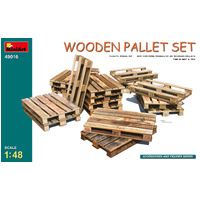 MiniArt 1/48 Wooden Pallet Set Plastic Model Kit