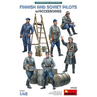 MiniArt 1/48 Finnish and Soviet Pilots Plastic Model Kit