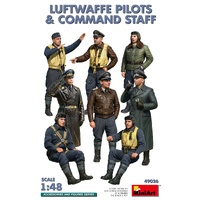 MiniArt 1/48 Luftwaffe Pilots and Command Staff Plastic Model Kit