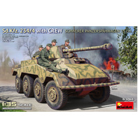 MiniArt 1/35 Sd.Kfz. 234/4 Schwerer Panzerspahwagen 7.5 cm. w/Crew Plastic Model Kit