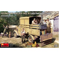 MiniArt 1/35 Feldkuche Auf 3.6-36S 3t LKW PmQ600-Type Plastic Model Kit