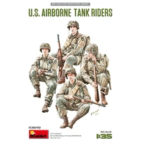 MiniArt 1/35 U.S. Airborne Tank Riders Plastic Model Kit