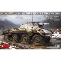 MiniArt 1/35 Sd.Kfz.234/3 Schwerer Panzersp?hwagen «Stummel» Late Plastic Model Kit