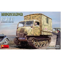 MiniArt 1/35 Raupenschlepper Ost RSO/01 w/Wooden Shelter Plastic Model Kit