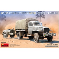 MiniArt 1/35 G7117 Cargo Truck with Water Trailer Plastic Model Kit