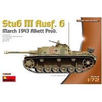 MiniArt 1/72 StuG III Ausf. G March 1943 Prod. Plastic Model Kit