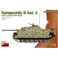 MiniArt 1/72 StuG III Ausf. G April 1943 Prod. Plastic Model Kit