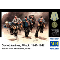 Master Box 1/35 Soviet Marines, Attack, 1941-1942. Eastern Front Battle Series, Kit No.3