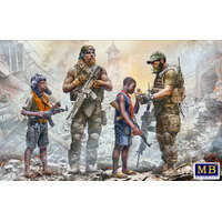 Master Box 1/35 Somewhere on our planet. Sharing a smoke Plastic Model Kit
