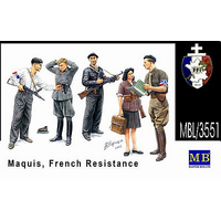 Master Box 1/35 Maquis, French Resistance   Plastic Model Kit