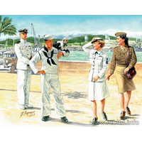 Master Box 1/35 Women at War: US Navy WAVES Plastic Model Kit