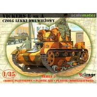 Mirage 1/35 VICKERS E MK.A / TWIN TURRET / Plastic Model Kit