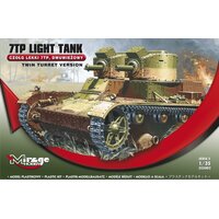 Mirage 1/35 7TP LIGHT TANK / TWIN TURRET / - ex 35302 Plastic Model Kit