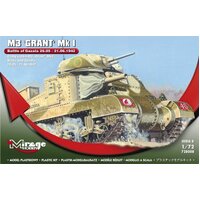 Mirage 1/72 M3 GRANT Mk I 'Battle of GAZALA' 26.05 - 21.06.1942 Plastic Model Kit