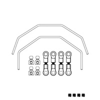 MJX Front & Rear Anti-Roll Bar