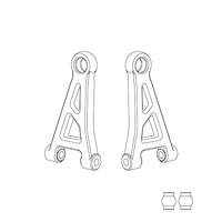 MJX Front Upper Suspension Arms (Including Ball Head) [14210]