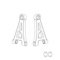 MJX Front Upper Suspension Arms (Including Ball Head) [14210]