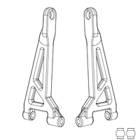 MJX Rear Upper Suspension Arms [16240]