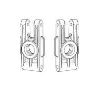 MJX Rear Hub Carrier