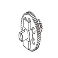 MJX Spur Gear Assembly (Metal) for 12212 [P12401]