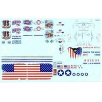 AMT 1/25 American Pride Graphics Custom Decals