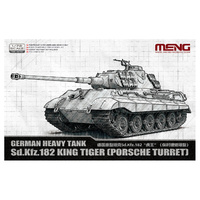 Meng 1/72 German Heavy Tank Sd.Kfz.182 King Tiger (Porsche Turret) Plastic Model Kit