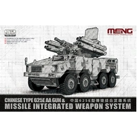 Meng 1/72 Chinese Type 625E AA Gun & Missile Integrated Weapon System Plastic Model Kit