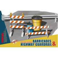 Meng 1/35 Barricades & Highway Guardrail Plastic Model Kit