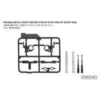 Meng 1/9 Movable Metal Front Fork Set (For MT-011/MT-011s/MT-012/MT-012s) Plastic Model Kit