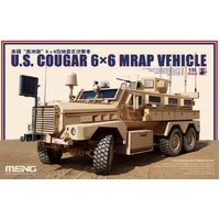 Meng 1/35 U.S. Cougar 6×6 MRAP Vehicle Plastic Model Kit